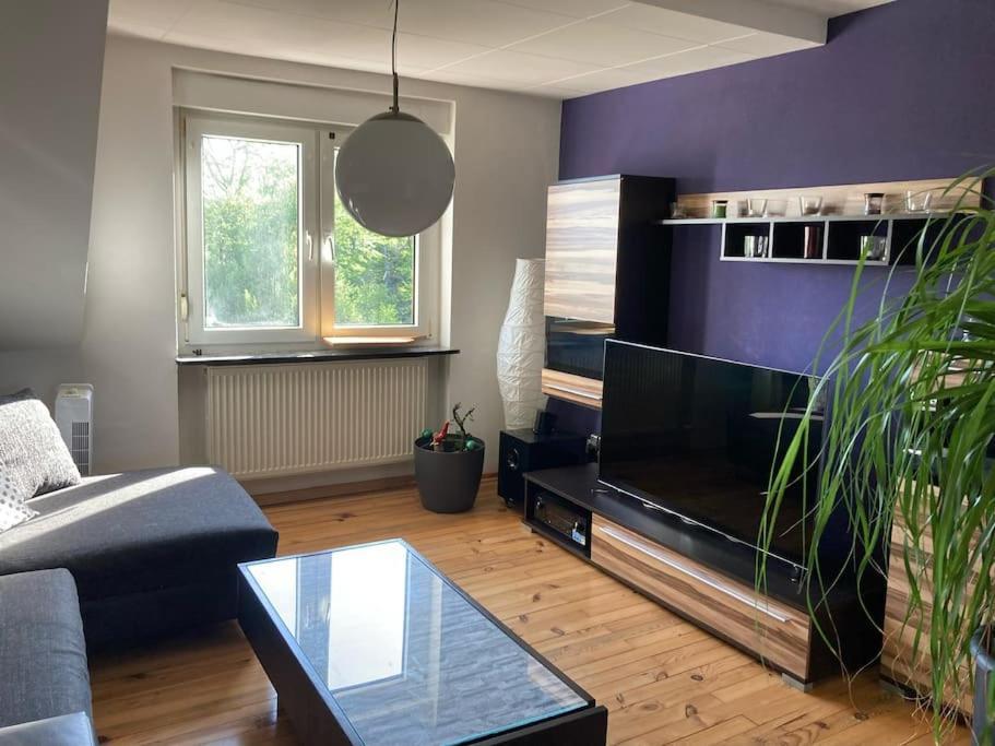 Sonnige Etagen-Wohnung, Alleinige Nutzung, Wasserbett Neunkirchen  Exterior foto